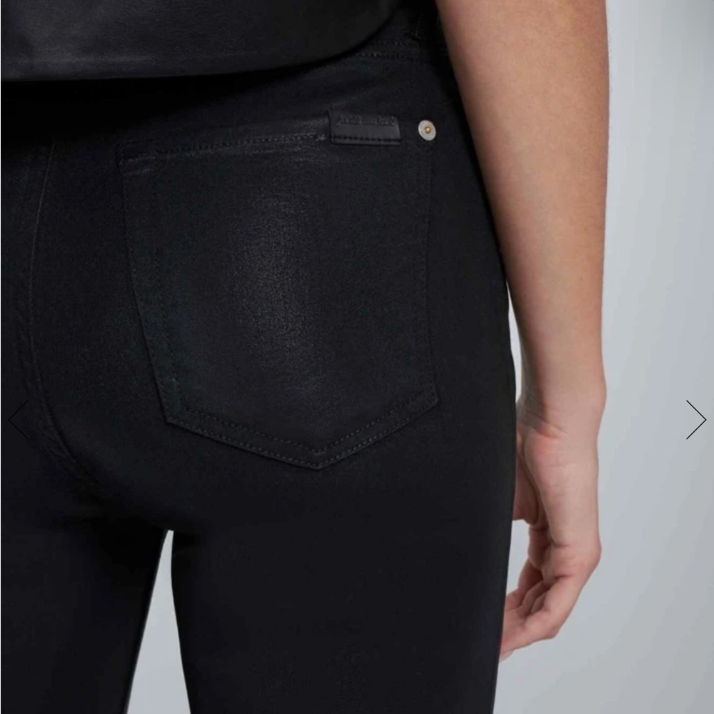 B(AIR) HIGH WAIST ANKLE SKINNY IN COATED BLACK - Picture 2 of 4